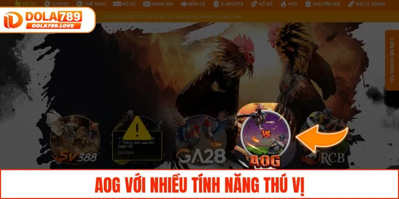 AOG với nhiều tính năng thú vị