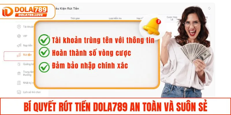 Rút Tiền DOLA789 - Quy Trình Nhanh Chóng, An Toàn 2025 Bí quyết rút tiền DOLA789 an toàn và suôn sẻ