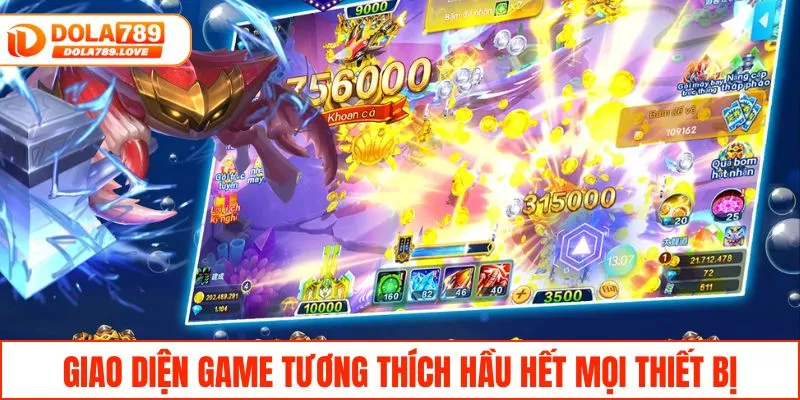 Bắn Cá H5 - Game Trực Tuyến Chơi Ngay Trên Mọi Thiết Bị Giao diện game tương thích hầu hết mọi thiết bị