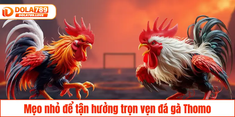 Đá Gà Thomo DOLA789 – Đấu Trường Của Chiến Kê Hàng Đầu Mẹo nhỏ để tận hưởng trọn vẹn đá gà Thomo